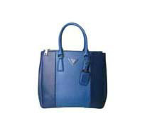 2014 Prada saffiano calfskin tote bag BN1786 dark blue&blue